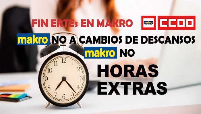 Fin de todos los ERTEs en MAKRO – Desafectación de los trabajadores en Erte de Makro